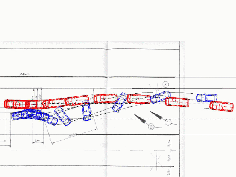 Beispiel Fahrstreifenwechsel